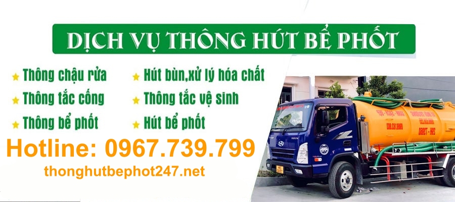 banner hút bể phốt